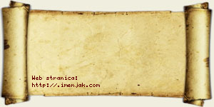 Anđelija Bzenić vizit kartica